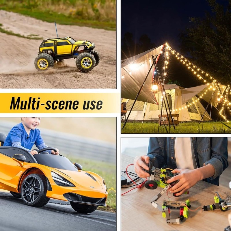 2 Packs Power Wheel Adapter Compatible with Dewalt 20V Battery, Converter Kit gallery