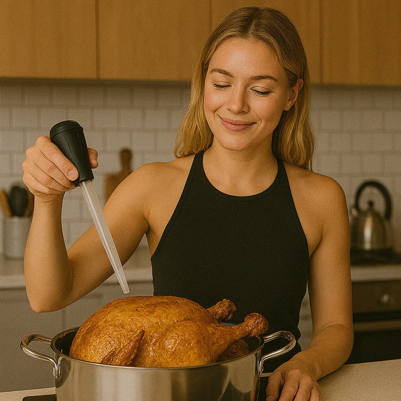 2-Pack Turkey Basters Heat-Resistant BPA-Free Food-Grade Cooking Tools for Roast gallery