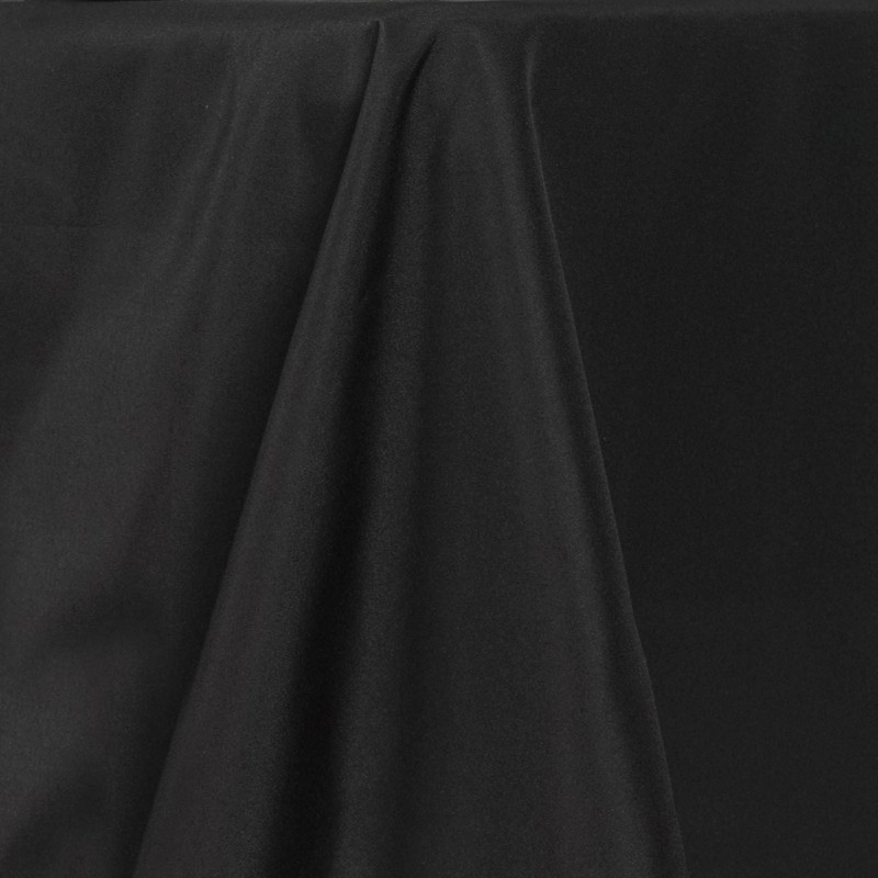 72x120" Black PREMIUM RECTANGLE Polyester TABLECLOTH Catering Linens Home SALE gallery