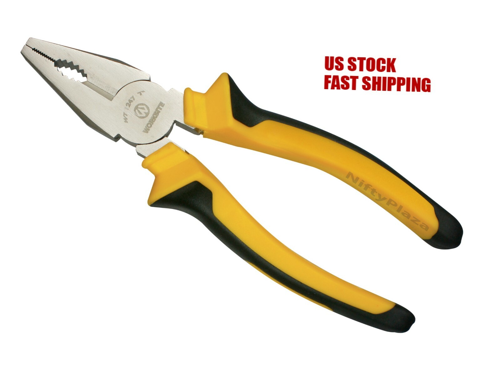 8 Inch Insulated Combination Plier White Nickel-Iron alloy surface Hand Tool Kit gallery