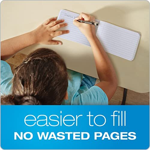 Jr. Composition Notebooks, Half Size, 4-7/8 x 7-1/2 Inches, Wide Ruled Paper, gallery