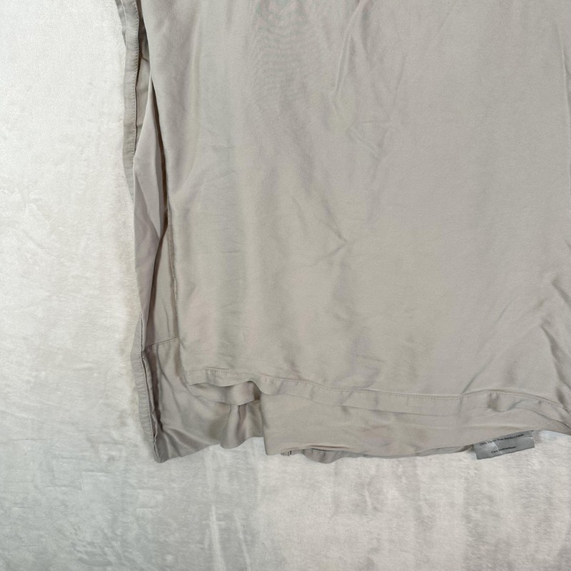 Cozy Earth Flat Sheet Twin Gray Solid Bamboo Viscose Embroidered Logo Modern gallery