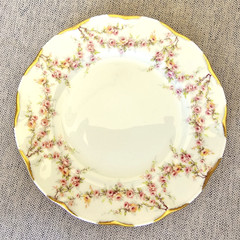 ANTIQUE BREAD PLATE THEODORE HAVILAND “VARENNE” VINTAGE MADE IN AMERICA NEW YORK