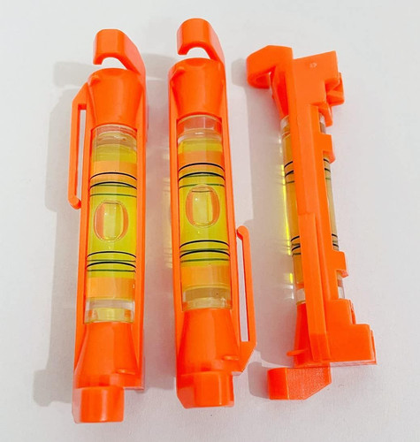 6x Hanging Bubble Line Level Small Horizontal String Spirit Levels Red gallery