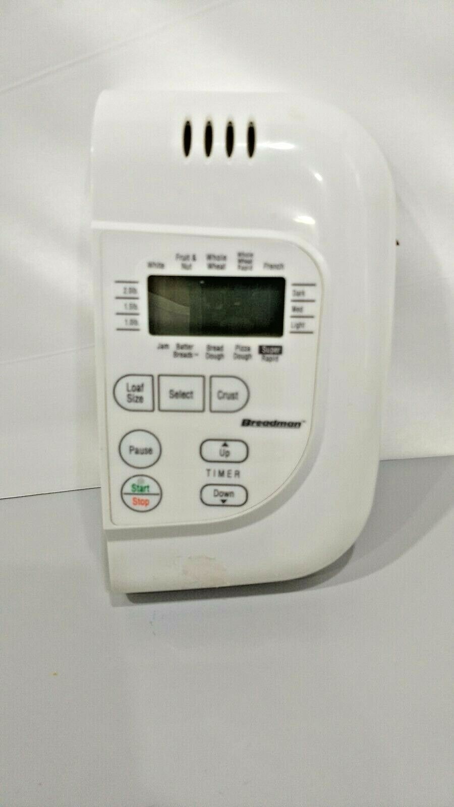 Breadman Bread Maker Machine Control Panel for Model TR845 gallery