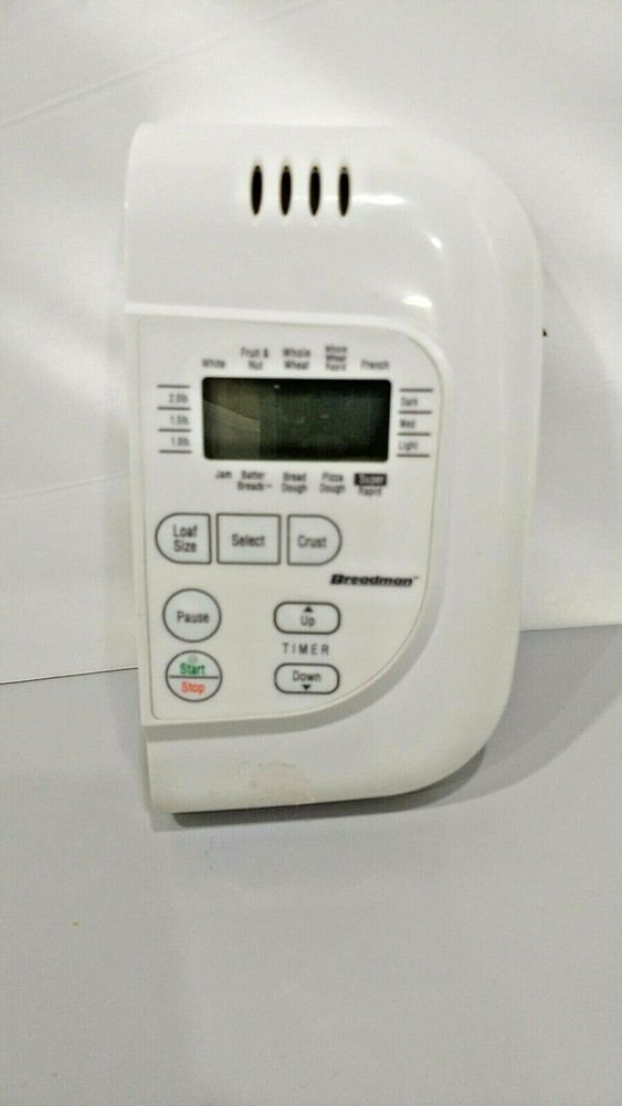Breadman Bread Maker Machine Control Panel for Model TR845