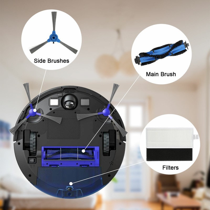 21PCS Brushes Filter For Eufy RoboVac 11S 30C 25C 35C Replacement Cleaning Parts gallery