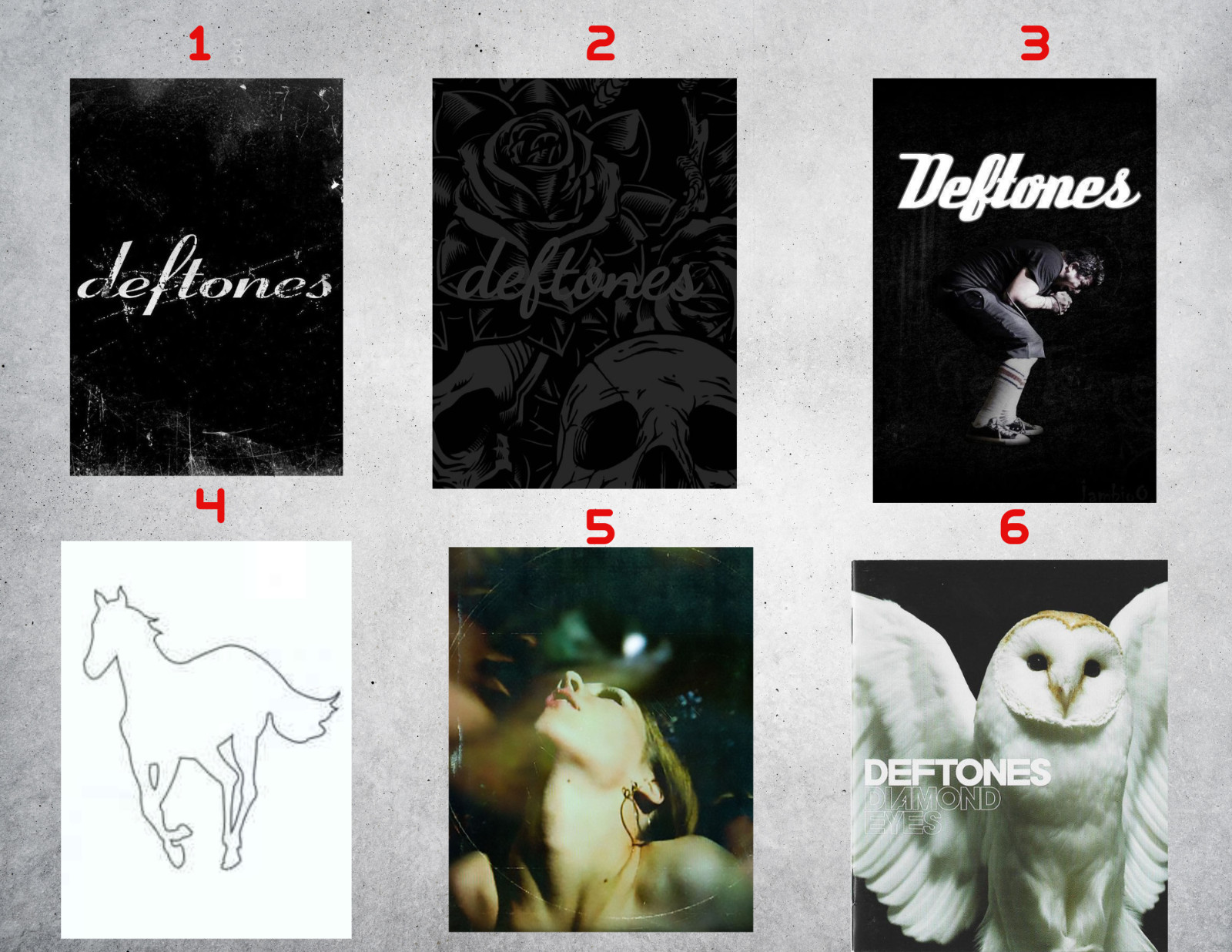 Deftones Music Wall Collage Poster Print gallery