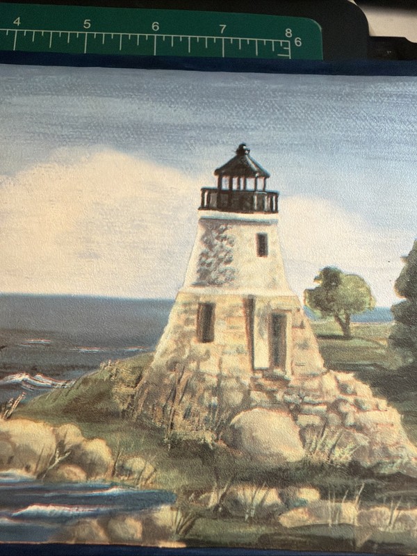 Lighthouse Coastal Border Chesapeake Landscape Paper 3pc/16ft X 5in Crafting gallery