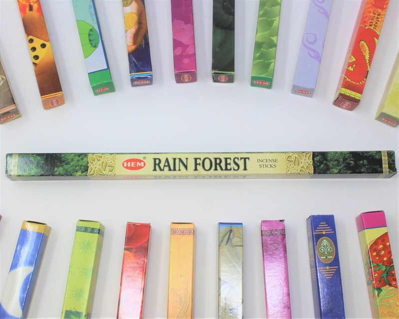 Hem Forest / Wood Scented Incense Sampler Set: 7 Packs x 8 Stick = 56 Sticks gallery