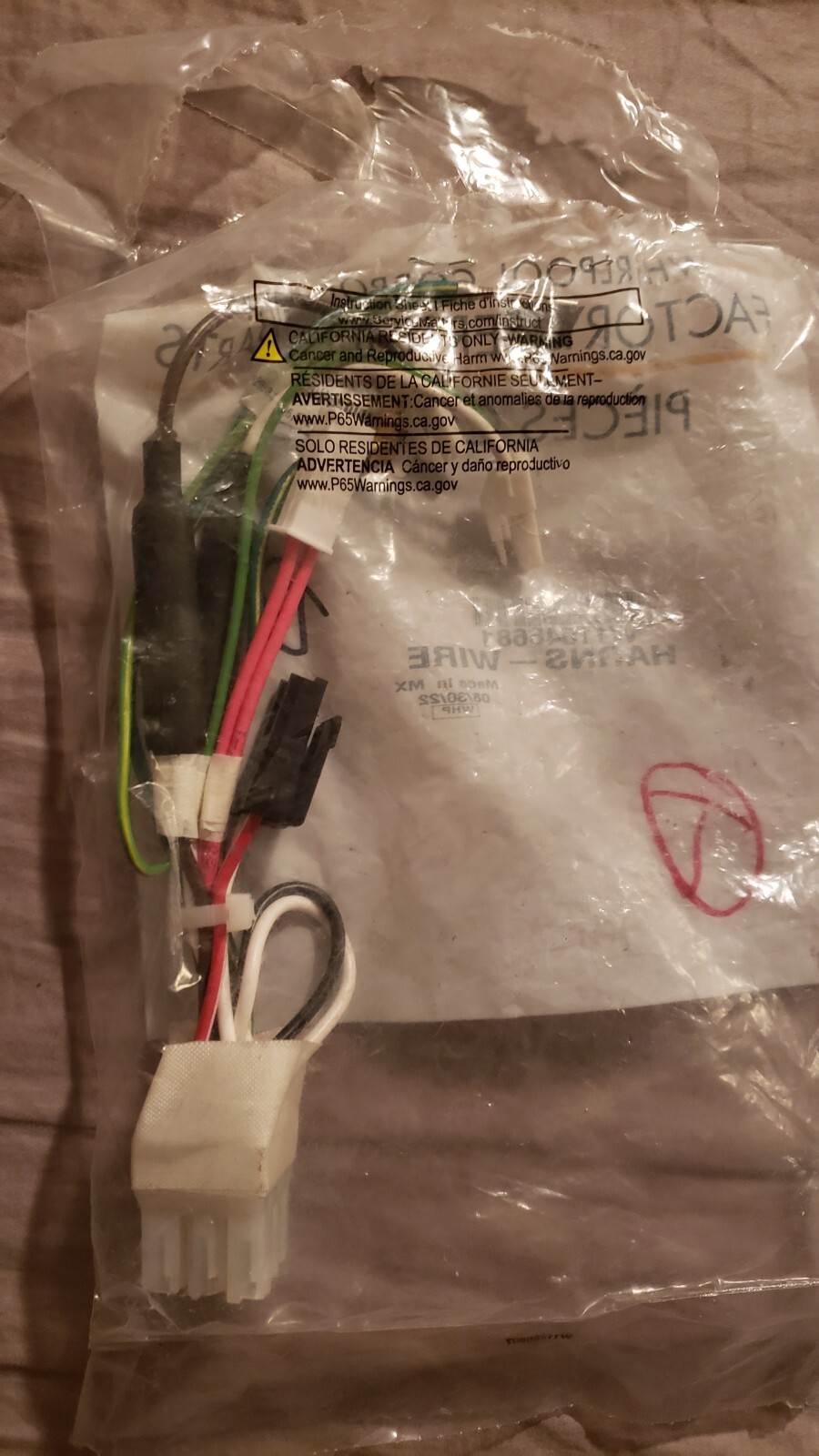 Brand NEW Whirlpool Refrigeration Appliance Wire Harness W11546681 gallery