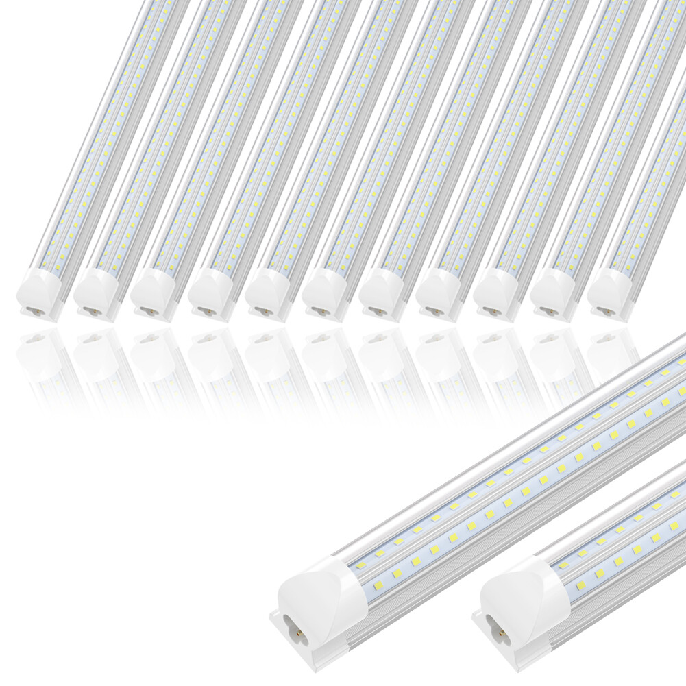 16Pcs T8 40W LED Tube Light 4FT Workshop Garage Linkable LED Shop Light Fixture gallery