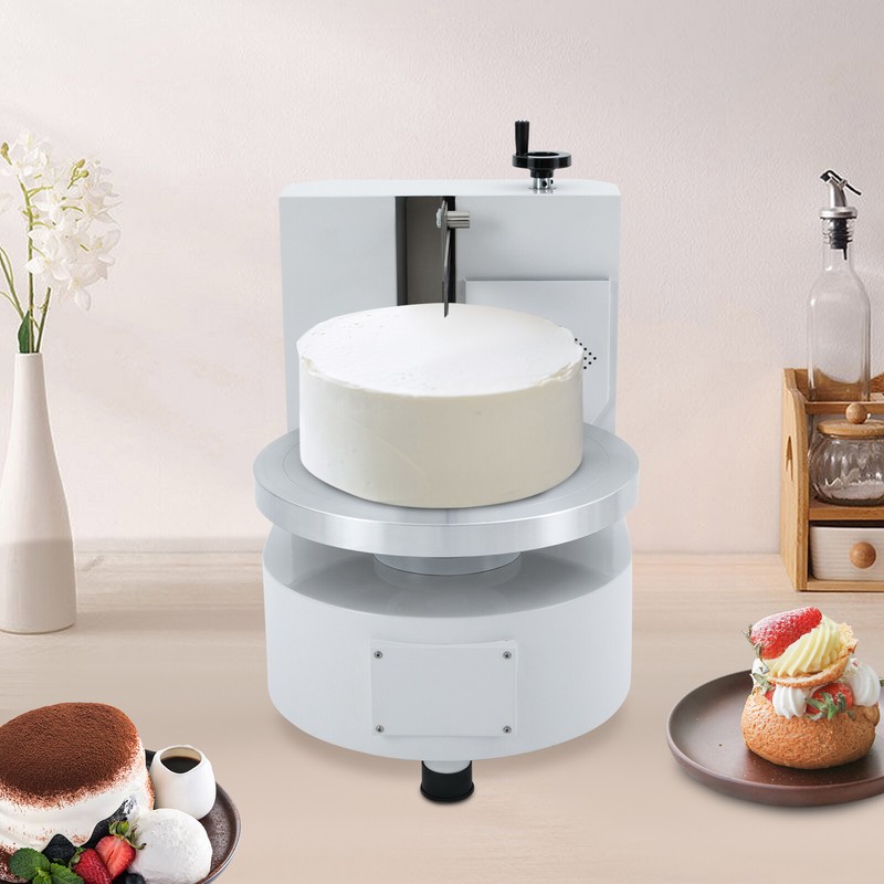 4-12inch Cake Cream Coating Machine Cake Decoration Cream Spreading 110V gallery