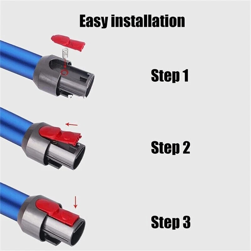 2-Pack Wand Clip Button Tab /w Spring for Dyson V7 V8 V10 V11 Tool Clip Latch gallery