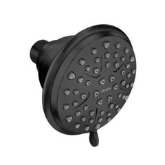Moen 218W0BL Attune 8-Function Bathroom Wall Mount Showerhead Matte Black