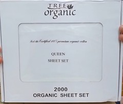 tree organic 2000 Thread Count queen Sheet Set