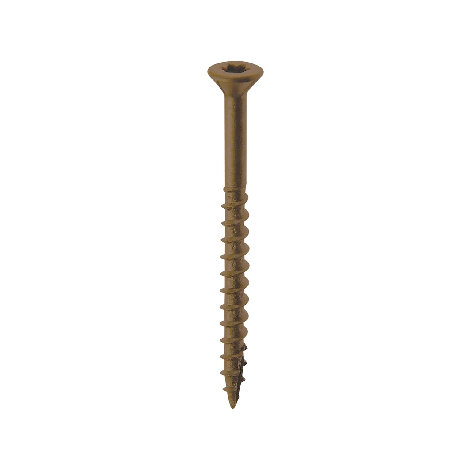 Deck Screws Box #8 X 3-250 Count, Brown gallery