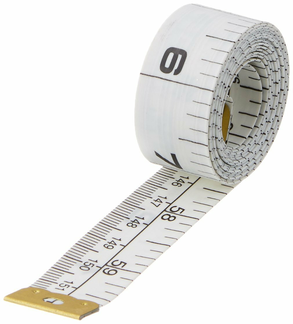2pc 60" 150cm Soft PVC Fabric Cloth Sewing Tailor Tape Measure Ruler SAE Metric gallery