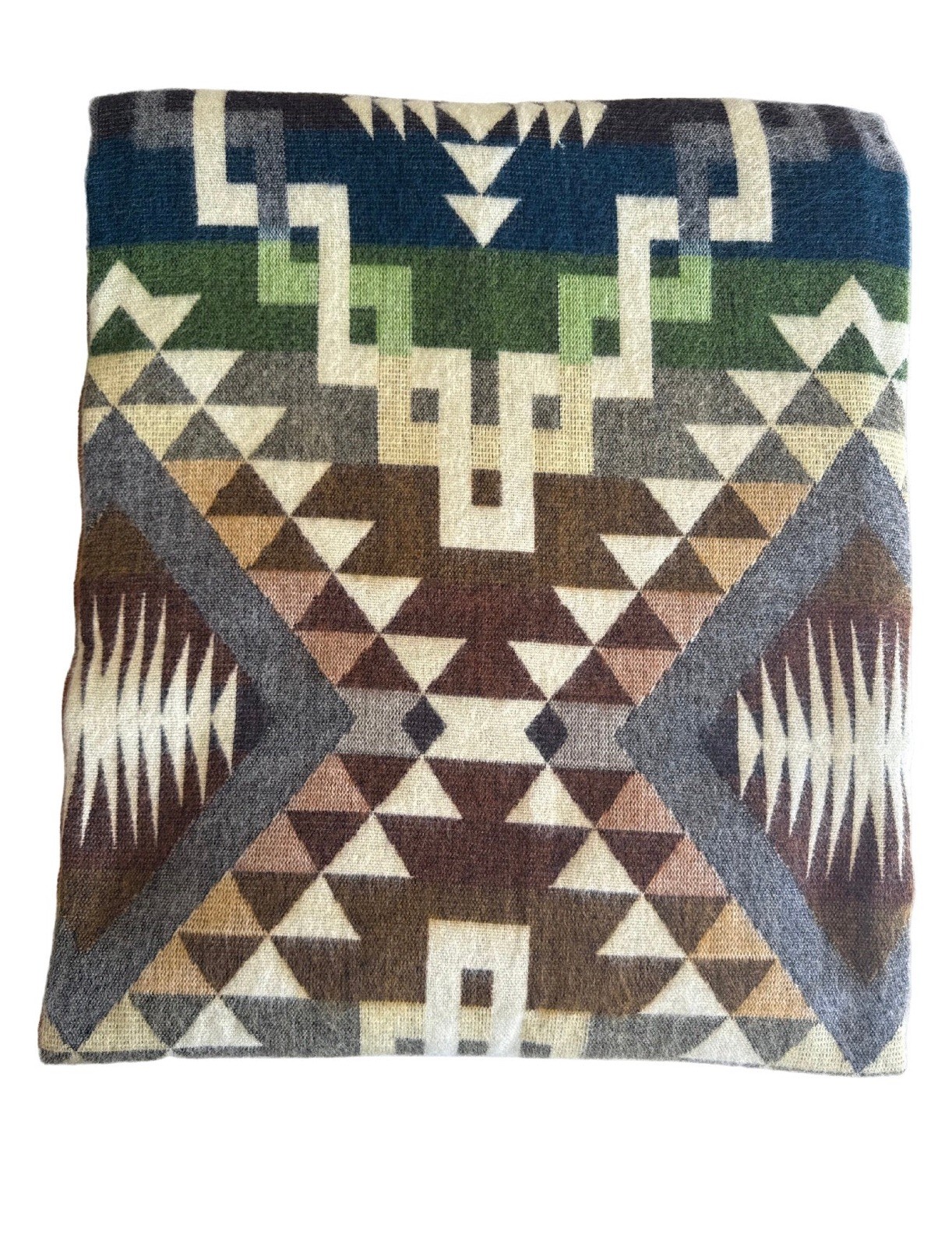 Alpaca Blanket - Cozy Colorful Native Pattern Throw - Made in Ecuador - 202620 gallery