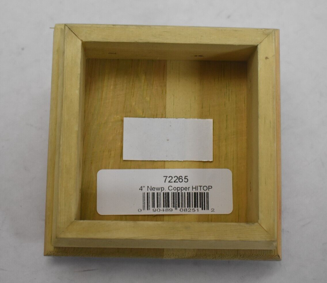 Victoria High Point Post Cap Copper Cao Plastic Top Cedar Base Press On 4" 72265 gallery