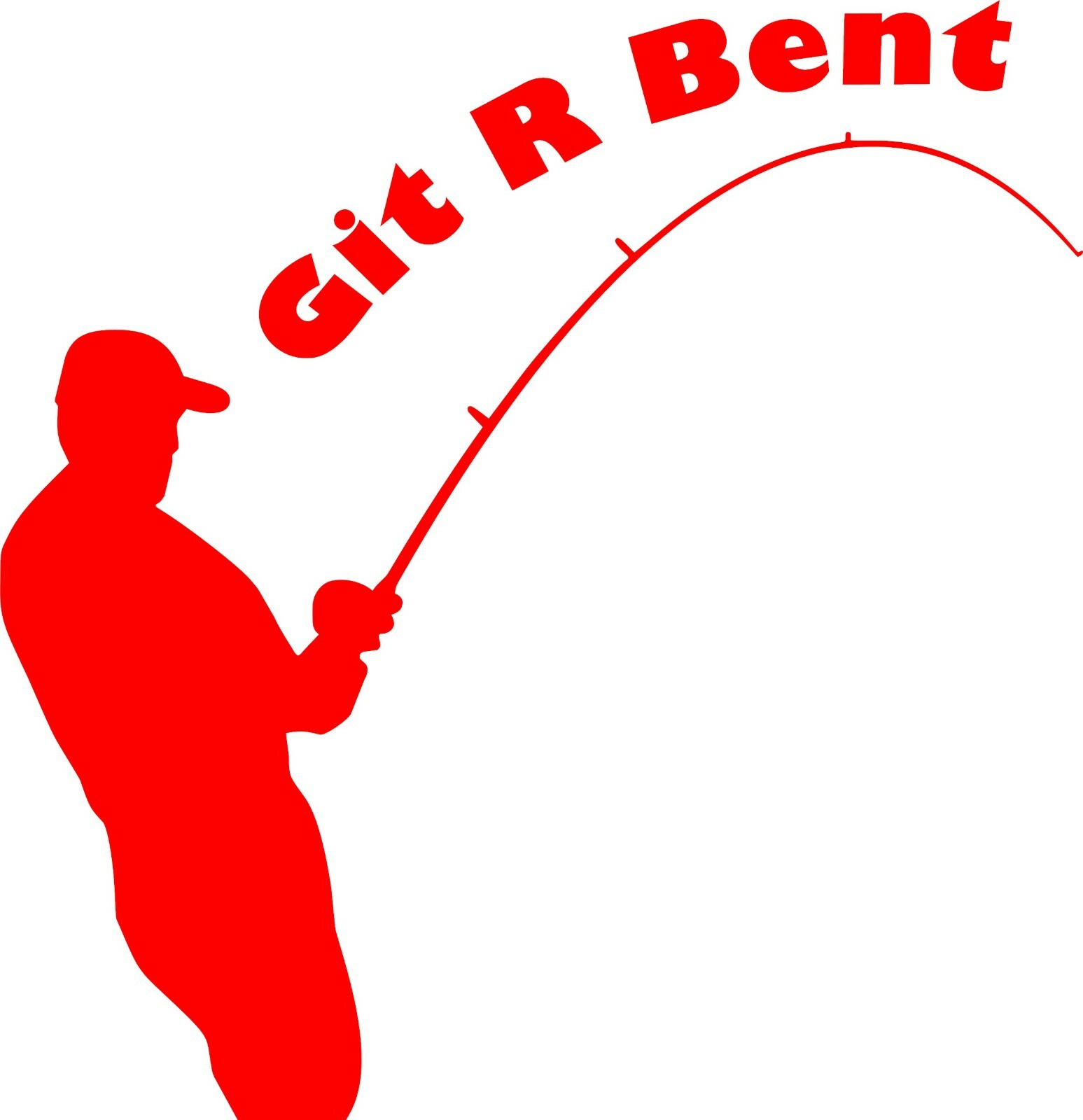 Git R Bent Catfish Fishing Window Truck Boat Trailer Sticker Wall Man Cave Decal gallery