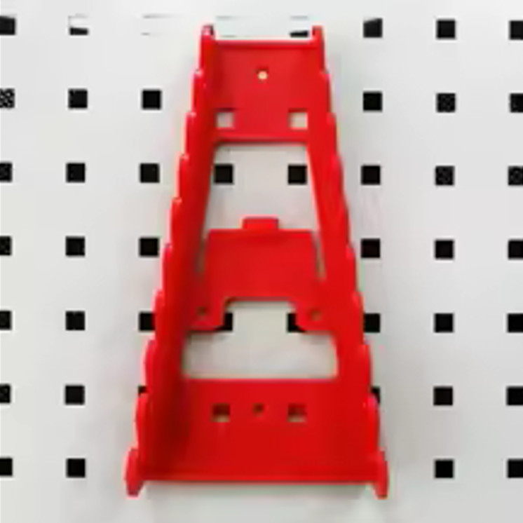 1pc Red Plastic Socket Organizer Tray Tool Storage Holder Rack Case - NEW gallery