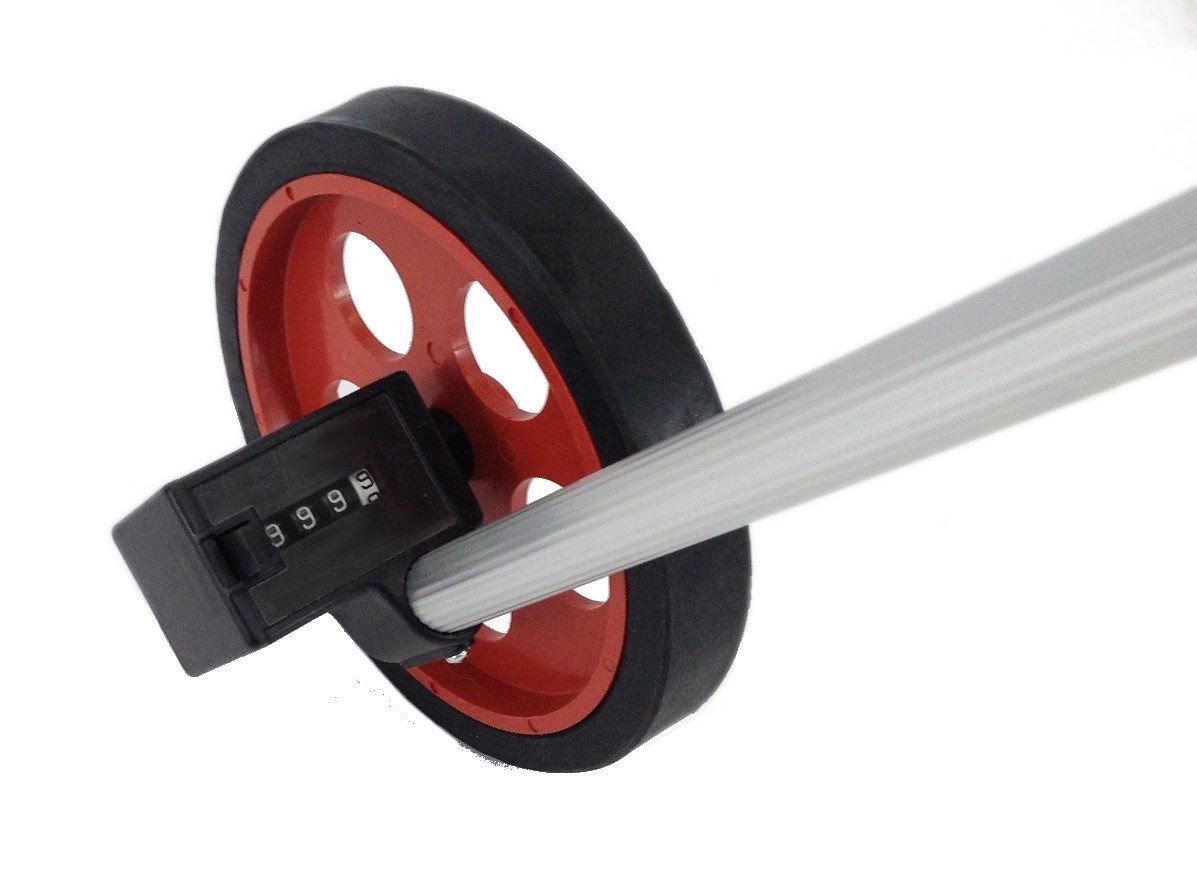Telescopic Walking Wheel Tape Measure Measuring Wheel Adjustable 1,000' Feet gallery