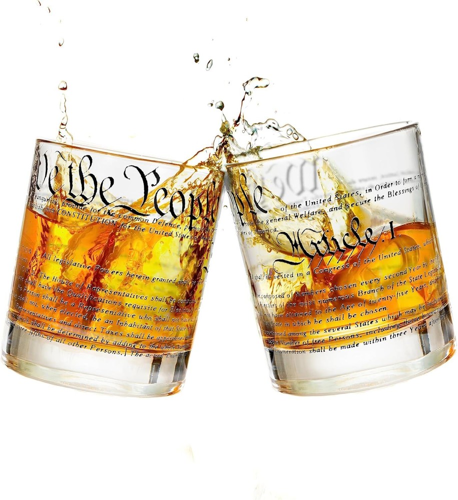 Greenline Goods Whiskey Glasses – United States Constitution US