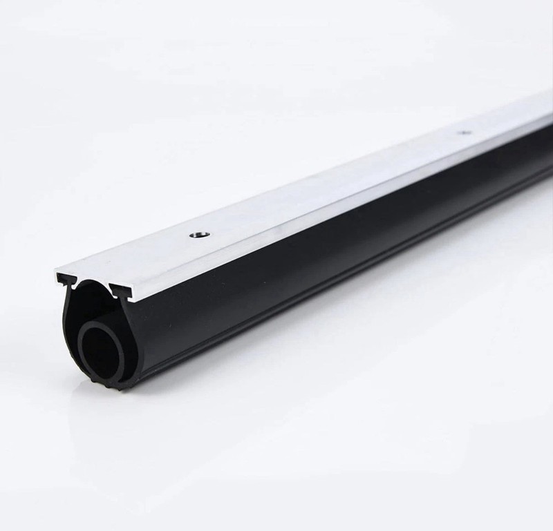 with Aluminum Track Retainer Universal U+O Ring Garage Door Bottom Seal16Ft gallery