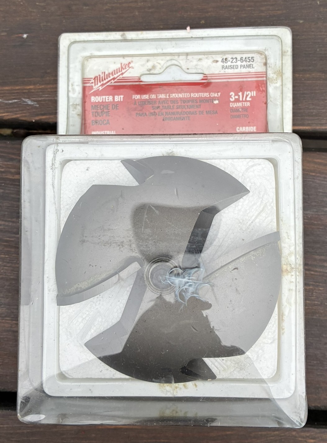 Milwaukee 3-1/2" Diameter Raised Panel Carbide Router Bit 1/2" Shank 48-23-6455 gallery