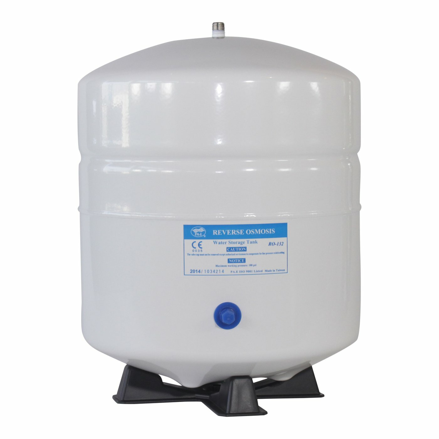 Reverse Osmosis Water Storage Pressure Tank 4.5 Gallon (3.2 Gal Capacity)+Valve gallery