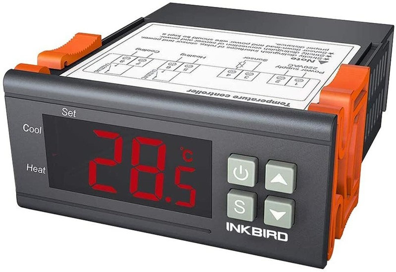Inkbird Temperature Controller Thermostat 2 Relays Refrigerators Control 1100W gallery