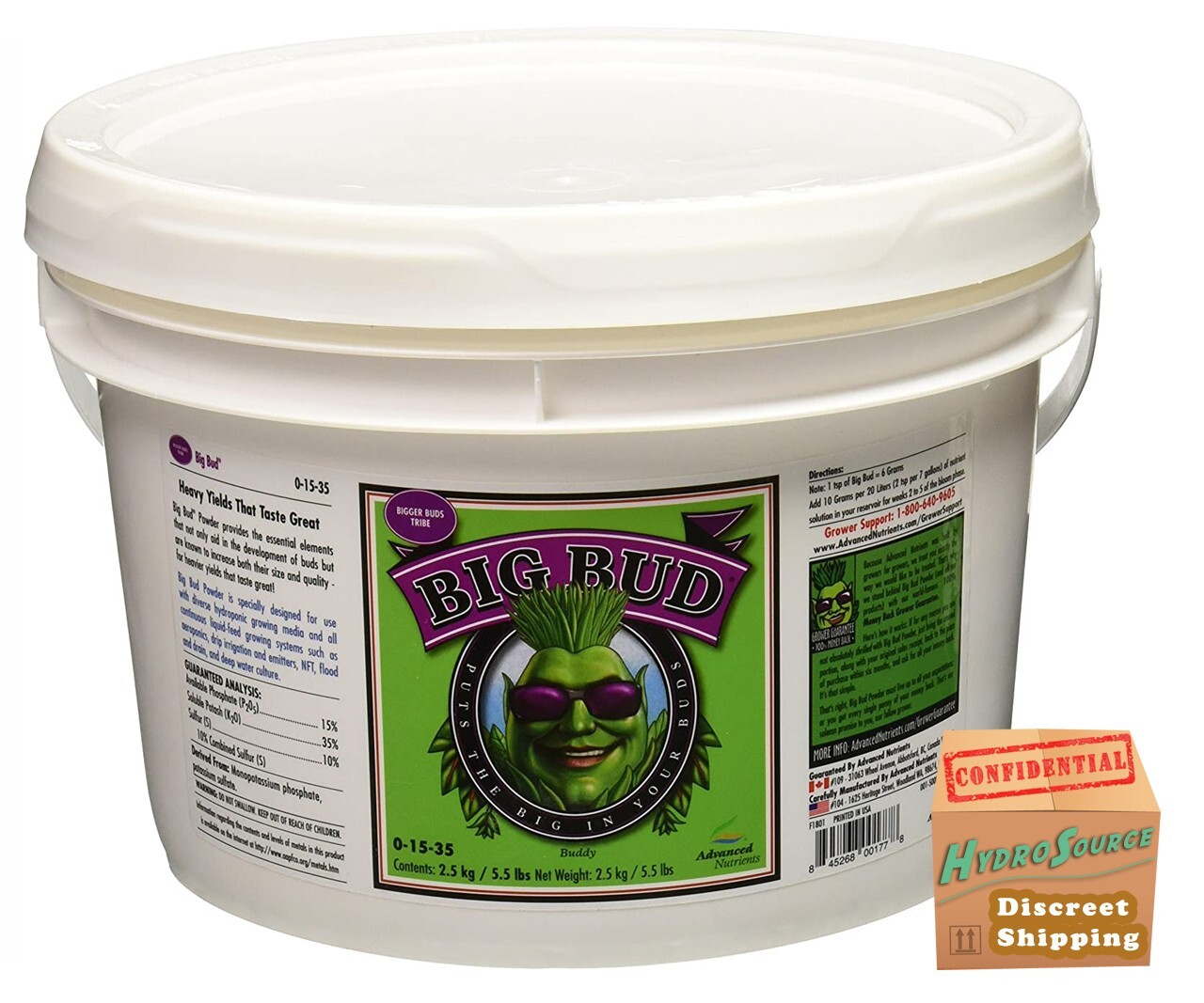 Advanced Nutrients Big Bud Powder 2.5kg bloom booster enhancer fertilizer grams gallery