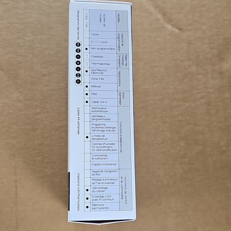 Emerson 1F83C-11NP 80 Series Non-Programmable Thermostat, 1Heat-1Cool gallery