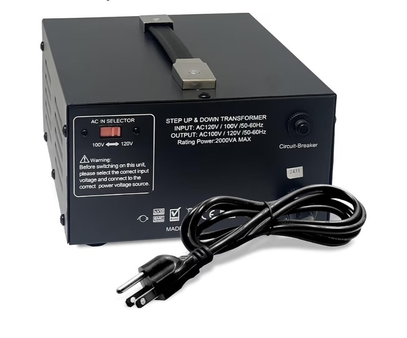 LiteFuze JP-2000 2000W Japan Voltage Converter 100V-120V Step UpDown Transformer gallery