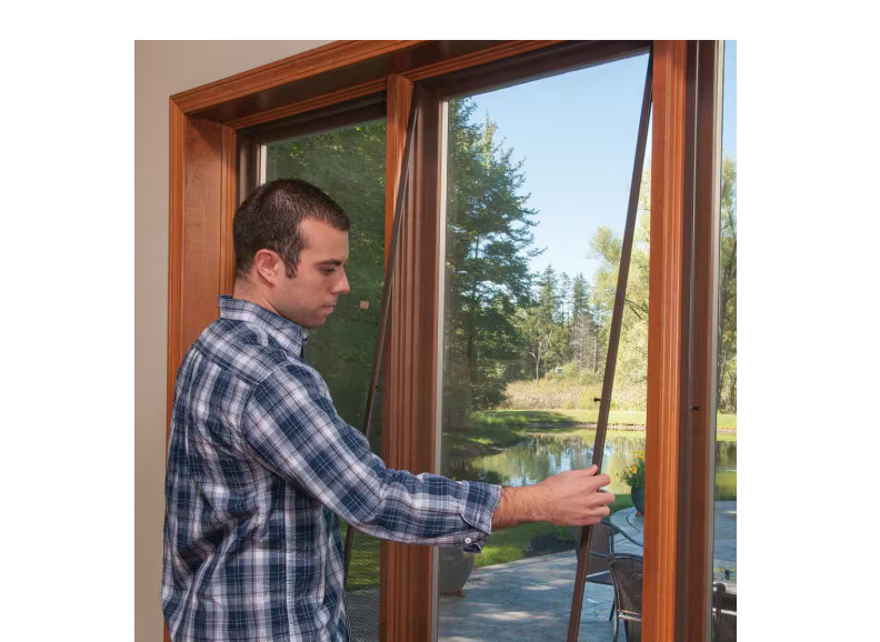 ADFORS 36"x84" Bright Aluminum Screen Roll – Window/Door Mesh gallery