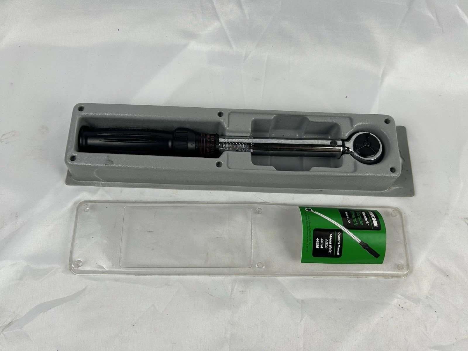 Sears Craftsman 3/8" Microtork Torque Wrench 44593 High Strength 25-250 in-lbs gallery