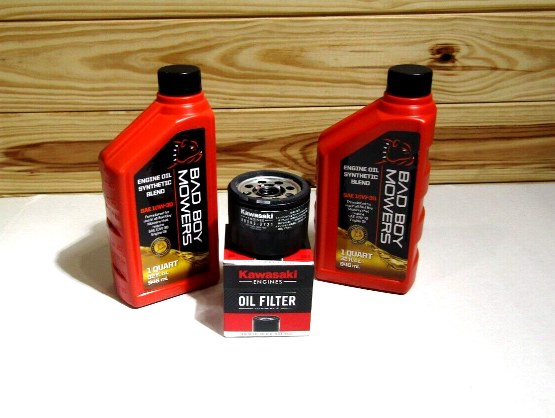 BAD BOY ENGINE OIL CHANGE KIT FOR ALL BAD BOY MOWERS WITH KAWASAKI MZ ZT AVENGER gallery