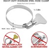 Pool Hose Adapter Connector Coupling 1-1/4" or 1-1/2" Plastic Pool Vacuum Hose A gallery
