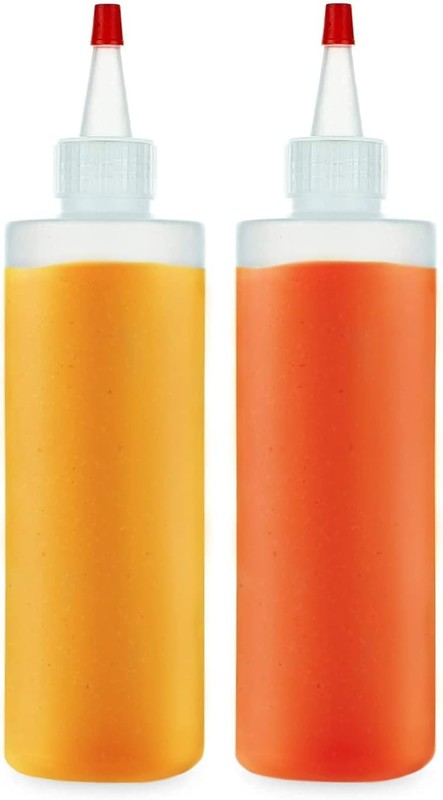 BRIGHTFROM Condiment Squeeze Bottles, SET OF 4-16/12/8/4 OZ, Empty Squirt... gallery