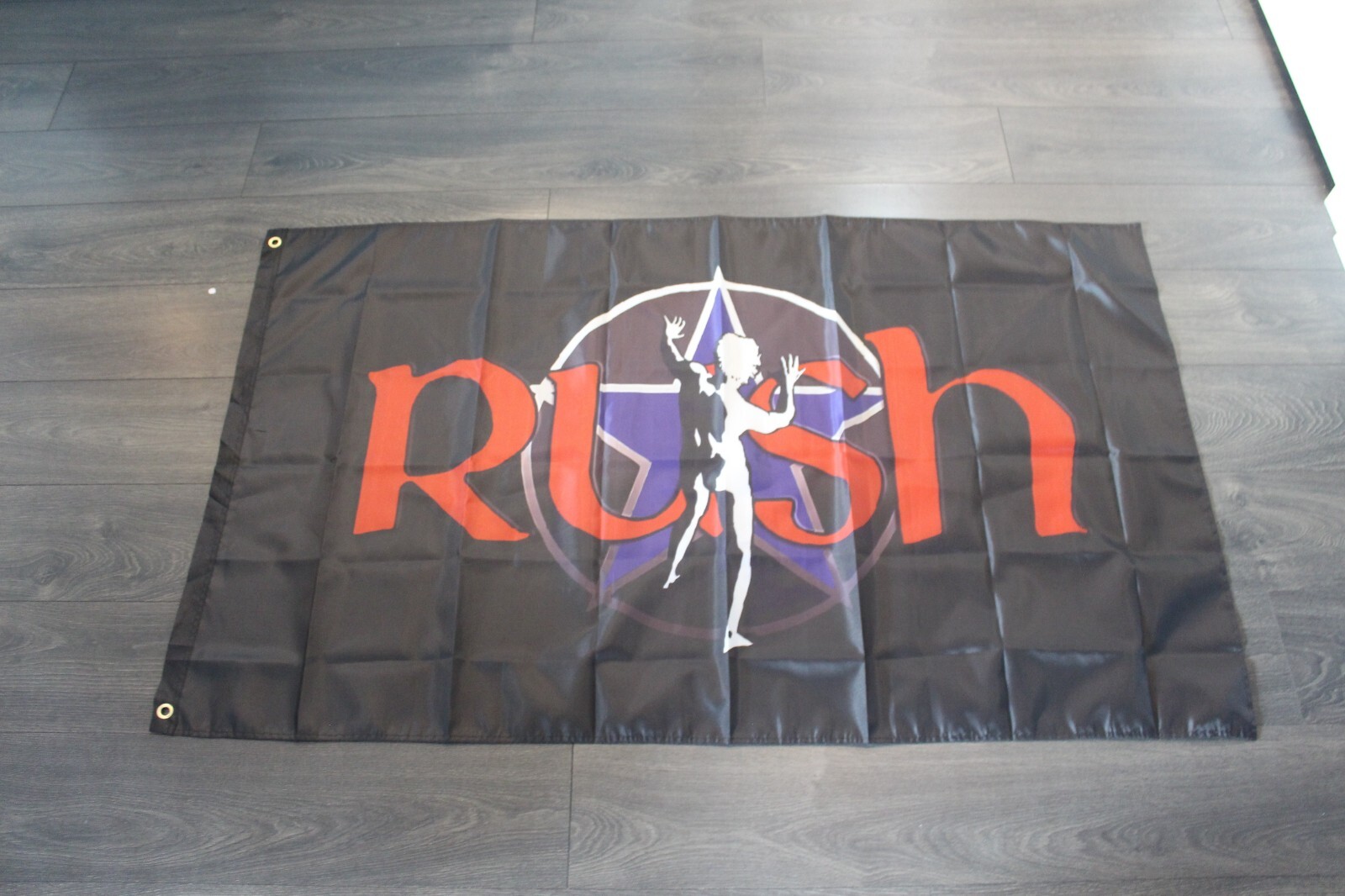 Rush Banner Flag 3x5 Starman Logo Rock Band Fan Decor Man Cave CD Record gallery