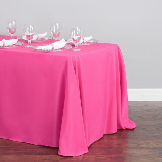 1/10 pack 90 x 156 in. Rectangular Polyester Tablecloths,33 Color Wedding Event gallery