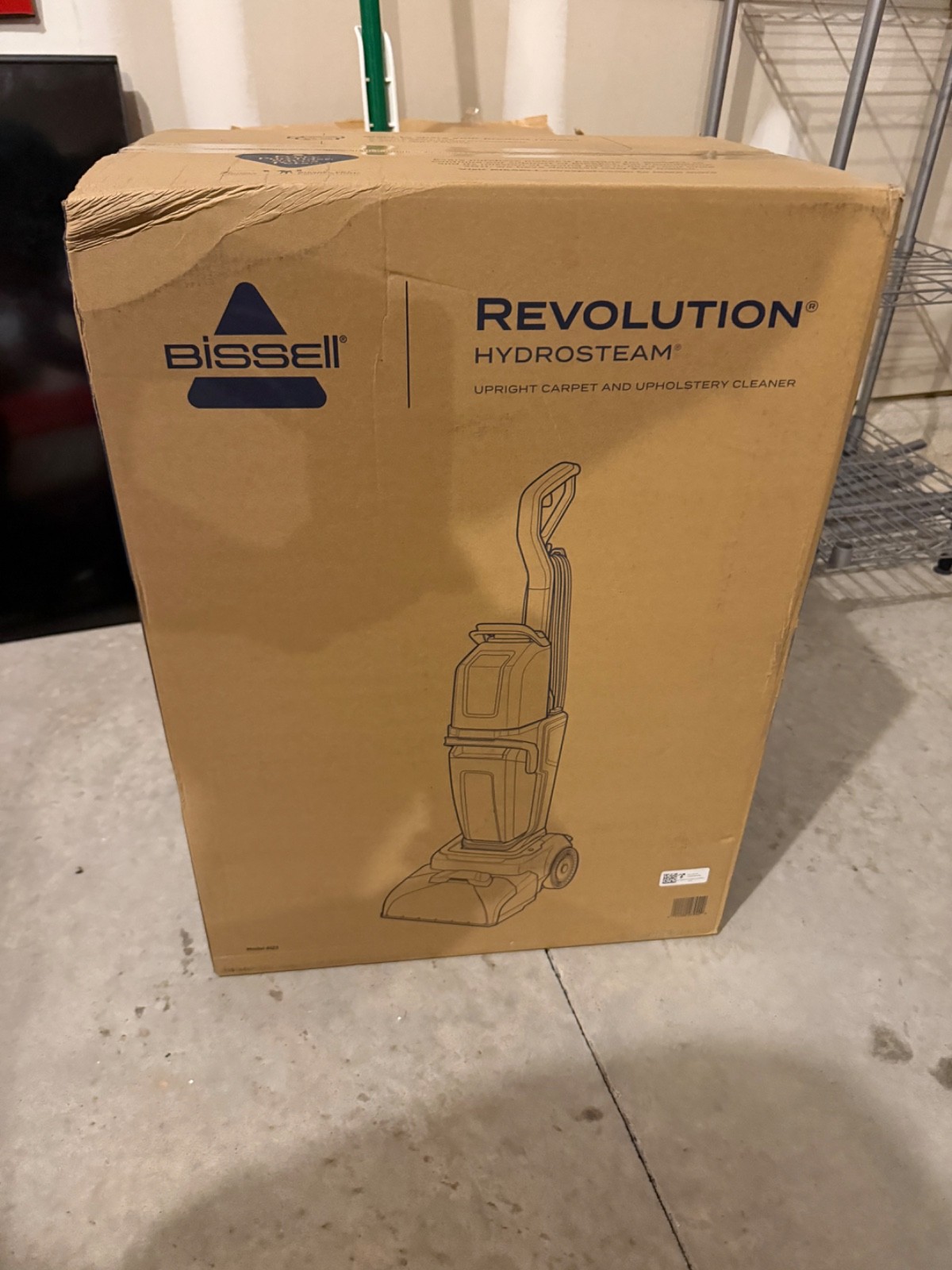 BISSELL REVOLUTION 4124 HYDROSTEAM UPRIGHT CARPET CLEANER NEW IN ORIGINAL BOX gallery