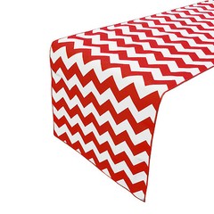 Poly Cotton Zig-Zag Chevron Table Runner Kitchen Dining Room Home Decor
