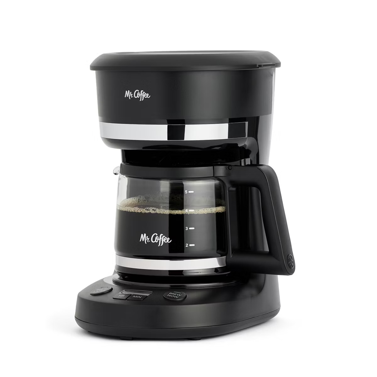 Mr. Coffee 5-Cup Programmable Coffee Maker Black: Drip Coffee Machine, Electric gallery