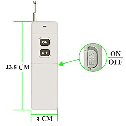 Wireless Remote Switch 12V,1500M Meters Long Distance,DC 12V/24V/48V/72V /40A... gallery