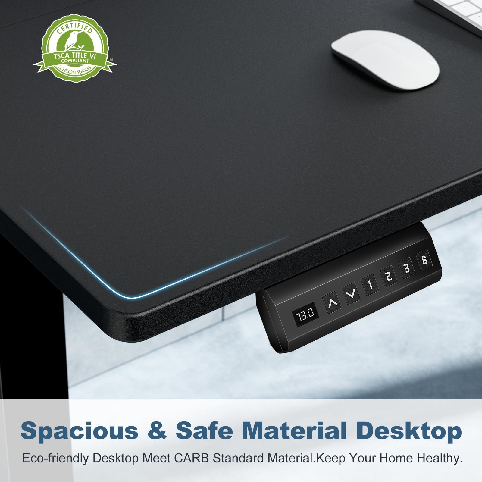 DUMOS 40 Inch Electric Standing Desk Height Adjustable, Sit to Stand Up Compu... gallery
