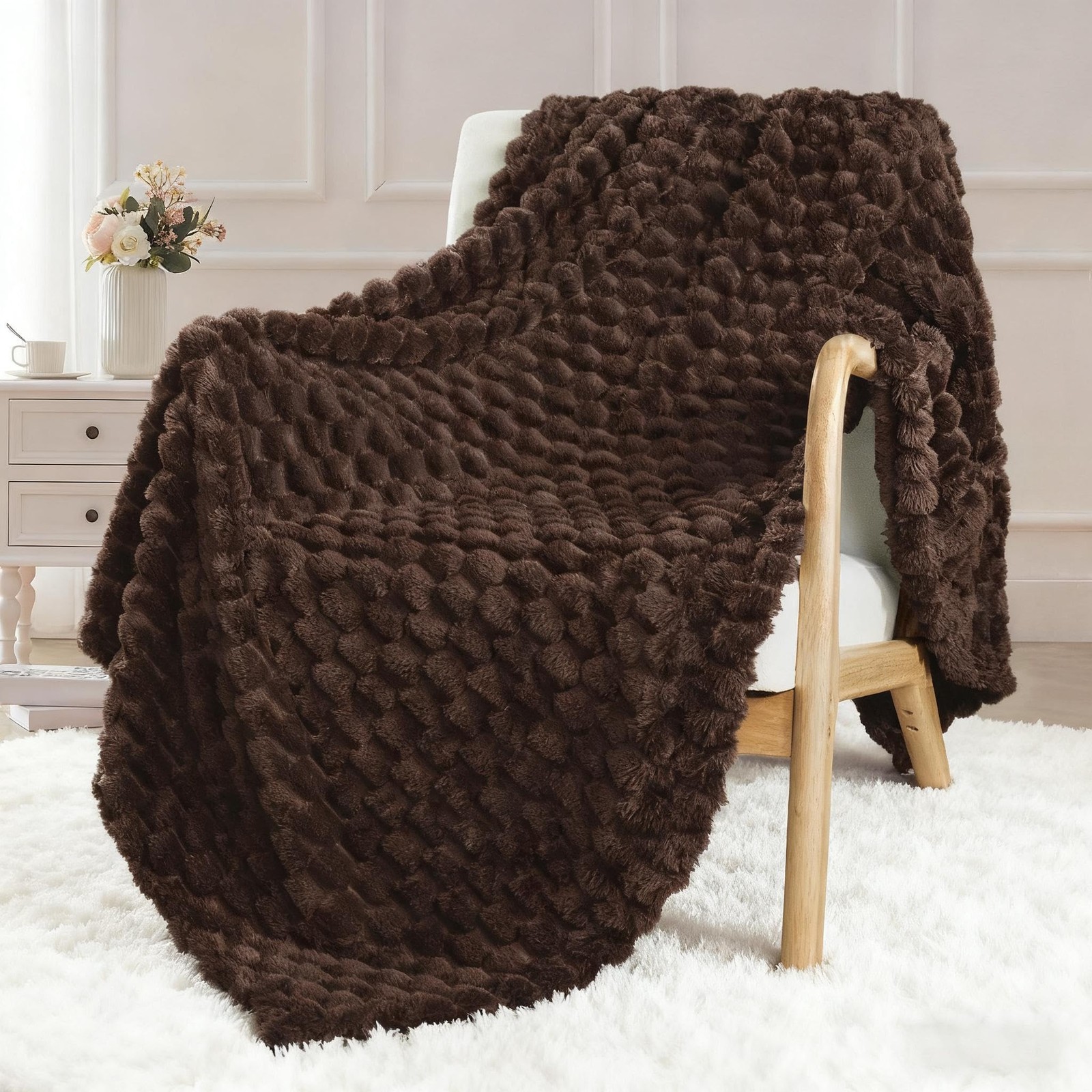 Exclusivo Mezcla Extra Large Fleece Throw Blanket for Couch, 50x70 Inches Sty... gallery