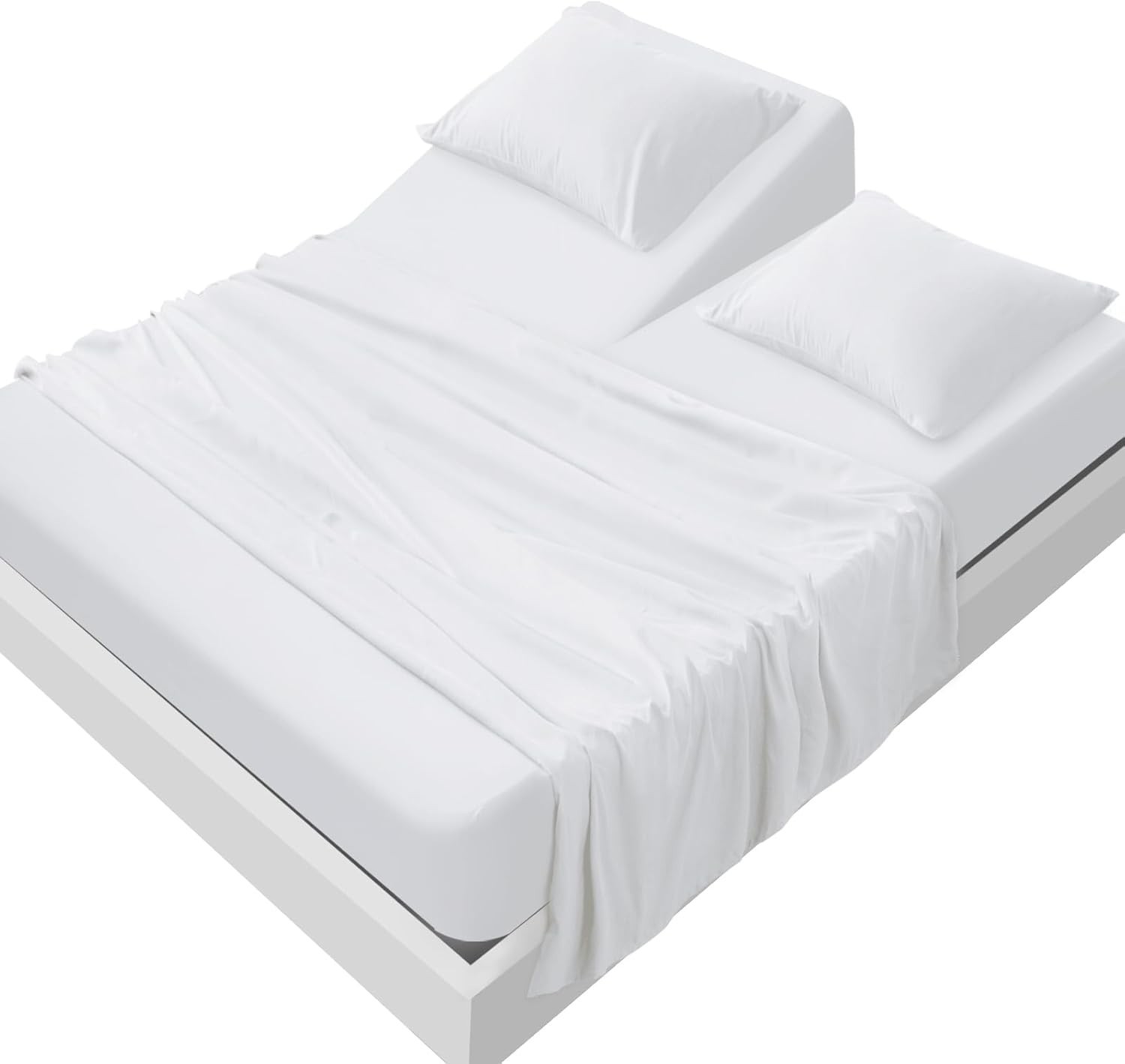 Split Top King Sheet Set for Adjustable Bed 4 Piece Bed Sheet Set Deep Pocket gallery
