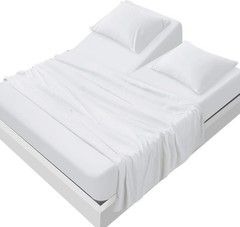 Split Top King Sheet Set for Adjustable Bed 4 Piece Bed Sheet Set Deep Pocket